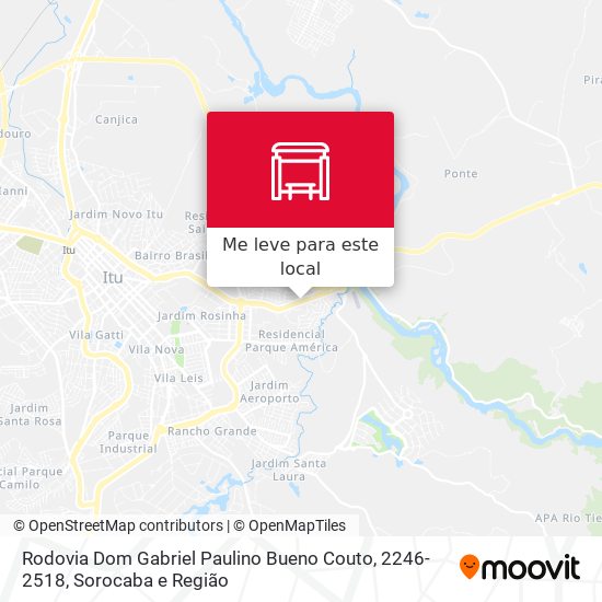 Rodovia Dom Gabriel Paulino Bueno Couto, 2246-2518 mapa