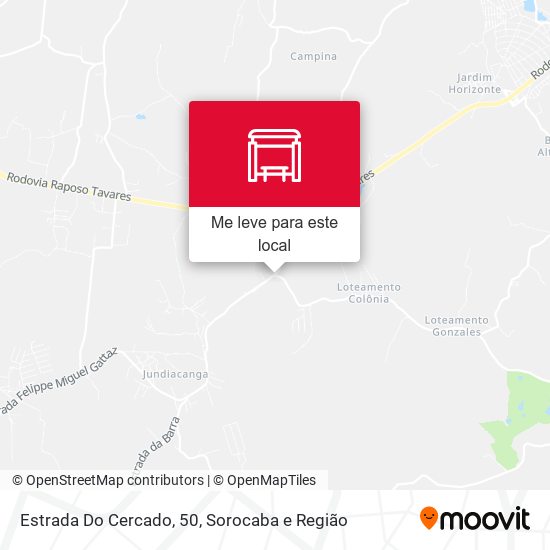 Estrada Do Cercado, 50 mapa