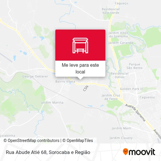 Rua Abude Atié 68 mapa
