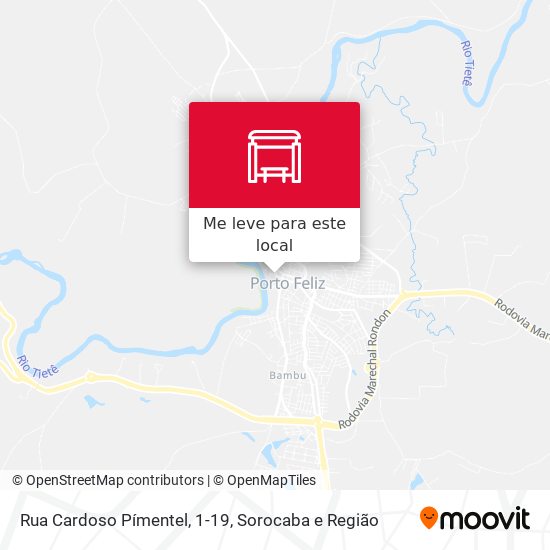 Rua Cardoso Pímentel, 1-19 mapa