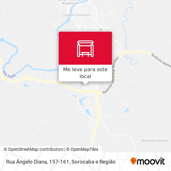 Rua Ângelo Diana, 157-161 mapa