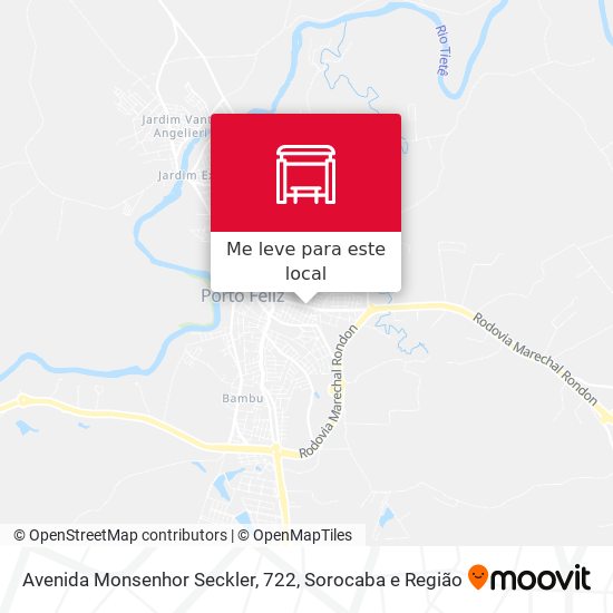 Avenida Monsenhor Seckler, 722 mapa