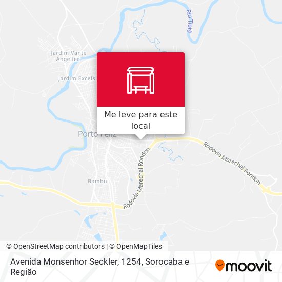 Avenida Monsenhor Seckler, 1254 mapa