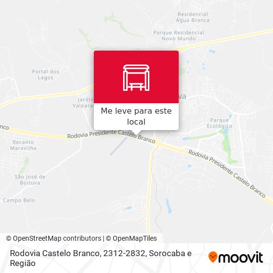 Rodovia Castelo Branco, 2312-2832 mapa