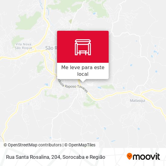 Rua Santa Rosalina, 204 mapa