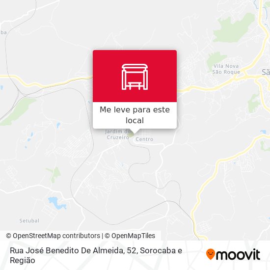 Rua José Benedito De Almeida, 52 mapa