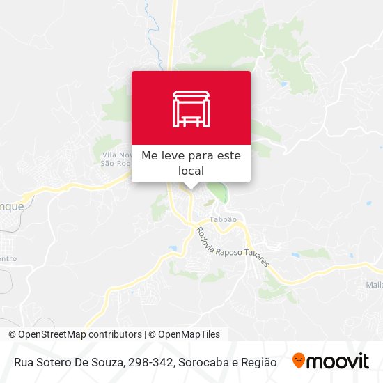 Rua Sotero De Souza, 298-342 mapa