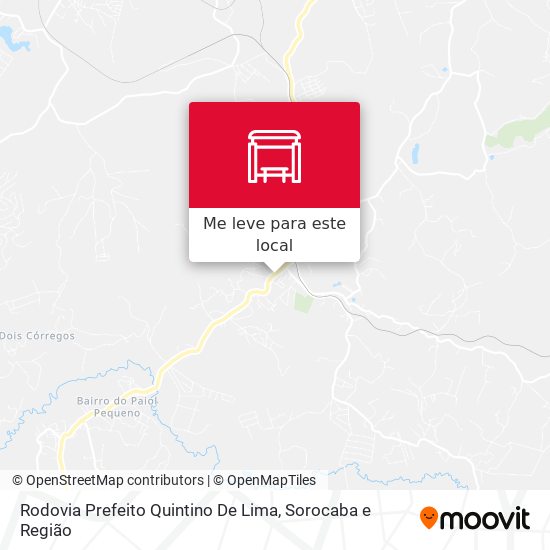 Rodovia Prefeito Quintino De Lima mapa