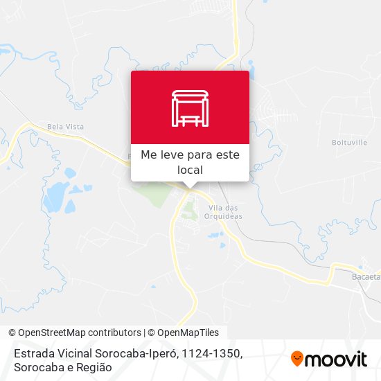 Estrada Vicinal Sorocaba-Iperó, 1124-1350 mapa