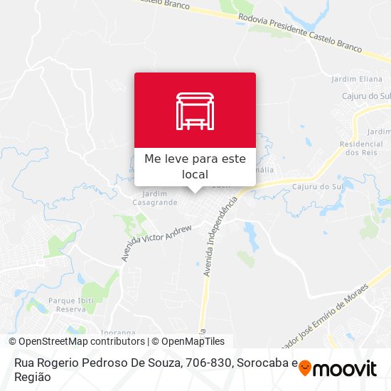 Rua Rogerio Pedroso De Souza, 706-830 mapa