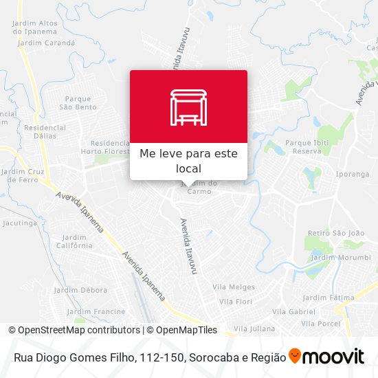 Rua Diogo Gomes Filho, 112-150 mapa