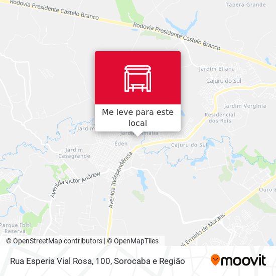 Rua Esperia Vial Rosa, 100 mapa
