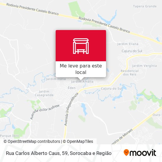 Rua Carlos Alberto Caus, 59 mapa