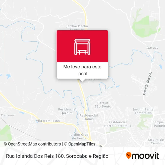 Rua Iolanda Dos Reis 180 mapa
