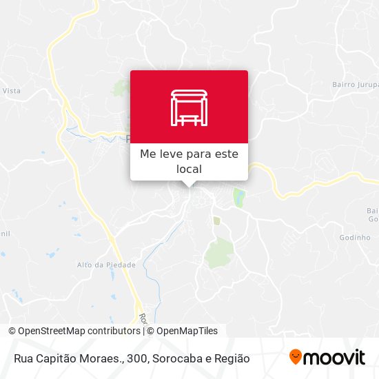 Rua Capitão Moraes., 300 mapa