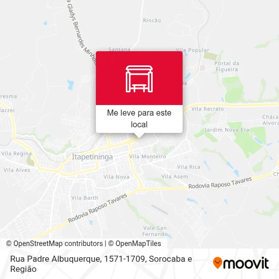 Rua Padre Albuquerque, 1571-1709 mapa