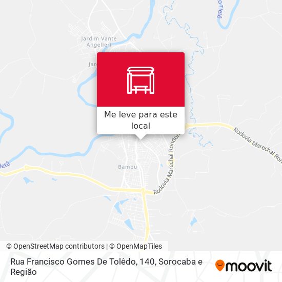 Rua Francisco Gomes De Tolêdo, 140 mapa