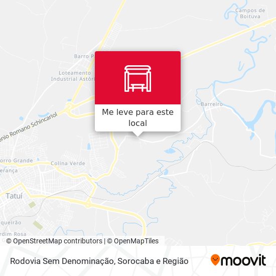 Rodovia Sem Denominação mapa