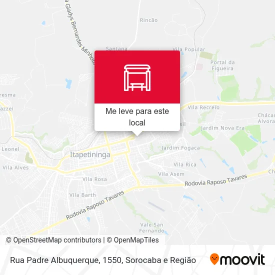 Rua Padre Albuquerque, 1550 mapa