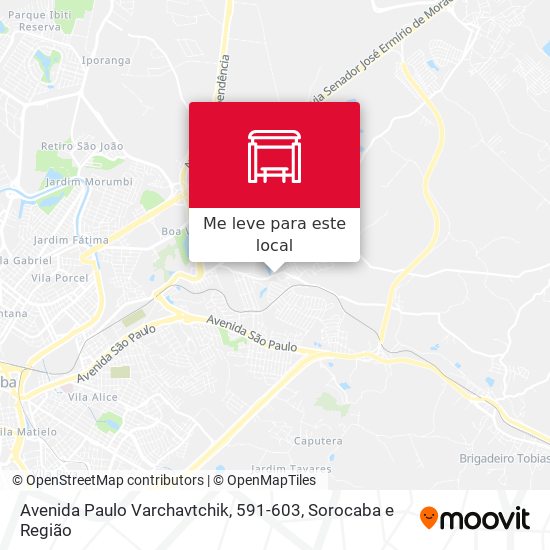 Avenida Paulo Varchavtchik, 591-603 mapa