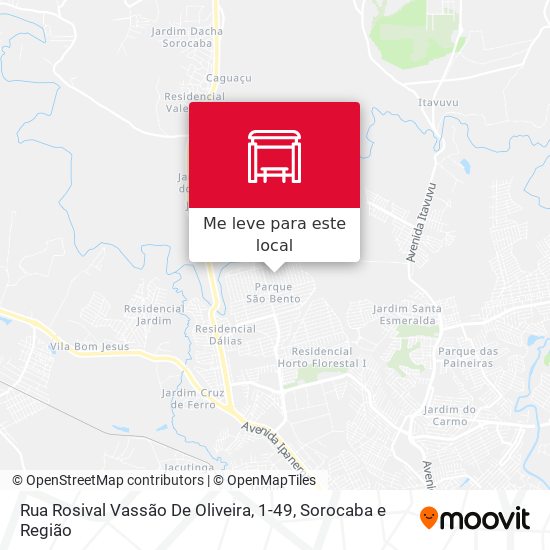 Rua Rosival Vassão De Oliveira, 1-49 mapa