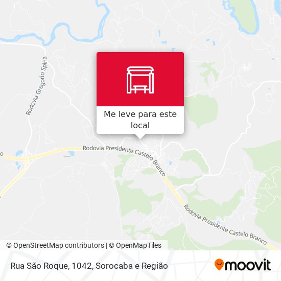 Rua São Roque, 1042 mapa
