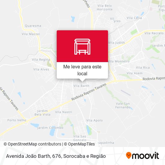 Avenida João Barth, 676 mapa
