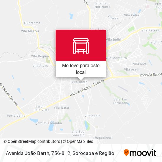 Avenida João Barth, 756-812 mapa