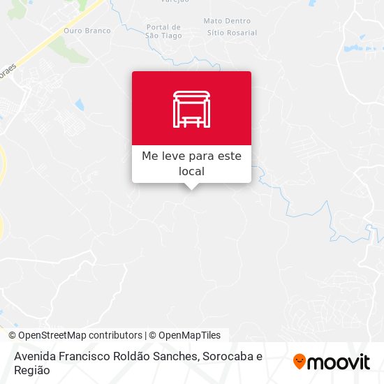 Avenida Francisco Roldão Sanches mapa