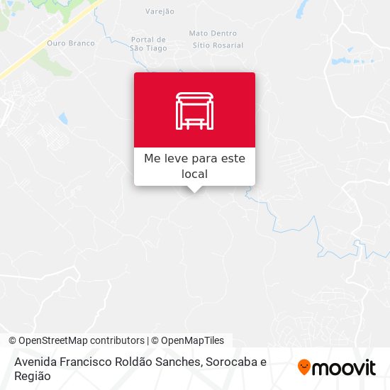 Avenida Francisco Roldão Sanches mapa