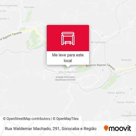 Rua Waldemar Machado, 291 mapa