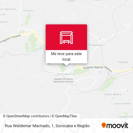 Rua Waldemar Machado, 1 mapa
