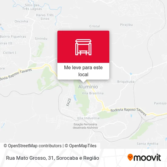 Rua Mato Grosso, 31 mapa
