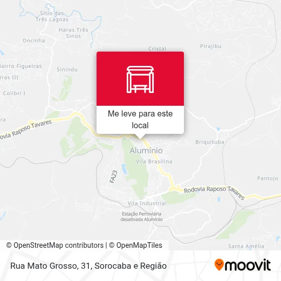 Rua Mato Grosso, 31 mapa