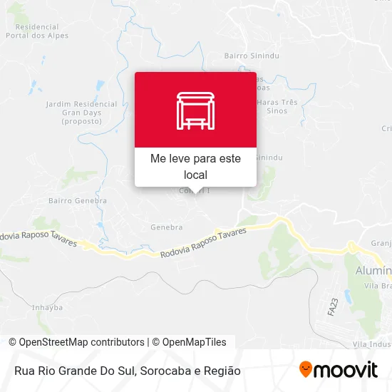 Rua Rio Grande Do Sul mapa