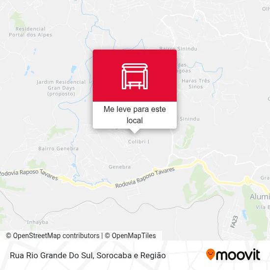 Rua Rio Grande Do Sul mapa