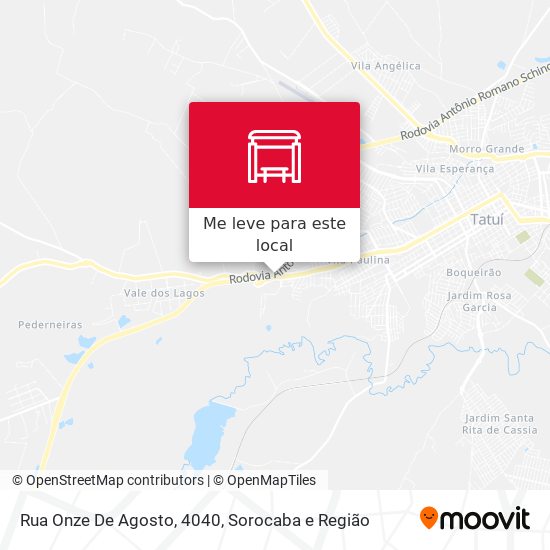 Rua Onze De Agosto, 4040 mapa