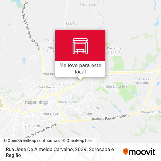 Rua José De Almeida Carvalho, 2039 mapa