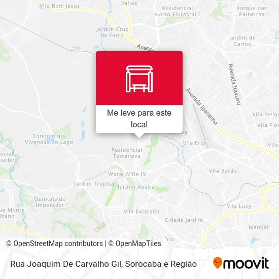 Rua Joaquim De Carvalho Gil mapa