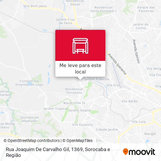 Rua Joaquim De Carvalho Gil, 1369 mapa
