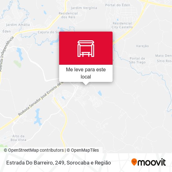 Estrada Do Barreiro, 249 mapa
