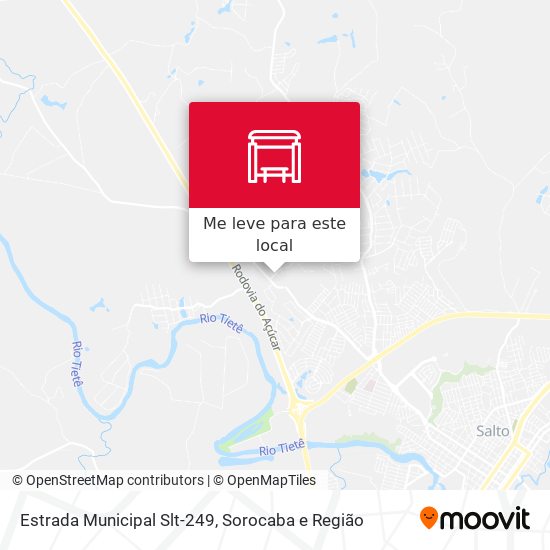 Estrada Municipal Slt-249 mapa