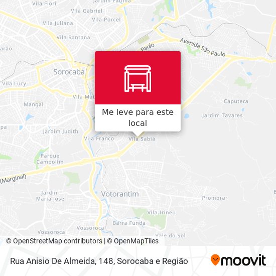 Rua Anisio De Almeida, 148 mapa