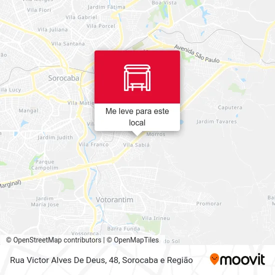 Rua Victor Alves De Deus, 48 mapa