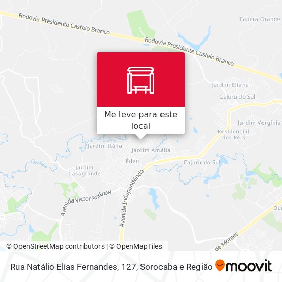 Rua Natálio Elías Fernandes, 127 mapa