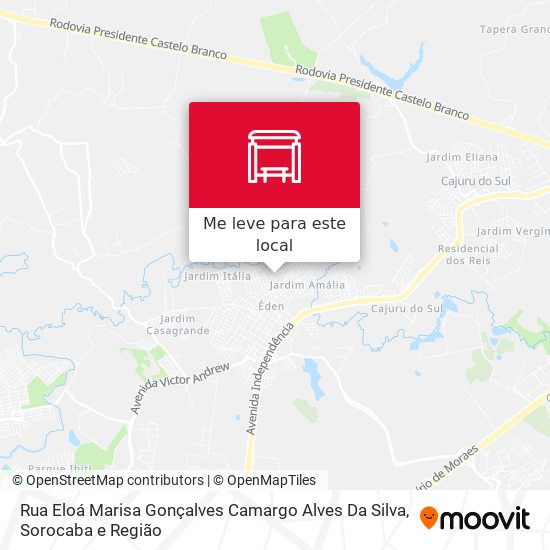 Rua Eloá Marisa Gonçalves Camargo Alves Da Silva mapa