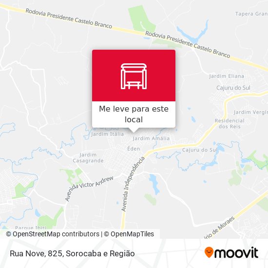 Rua Nove, 825 mapa