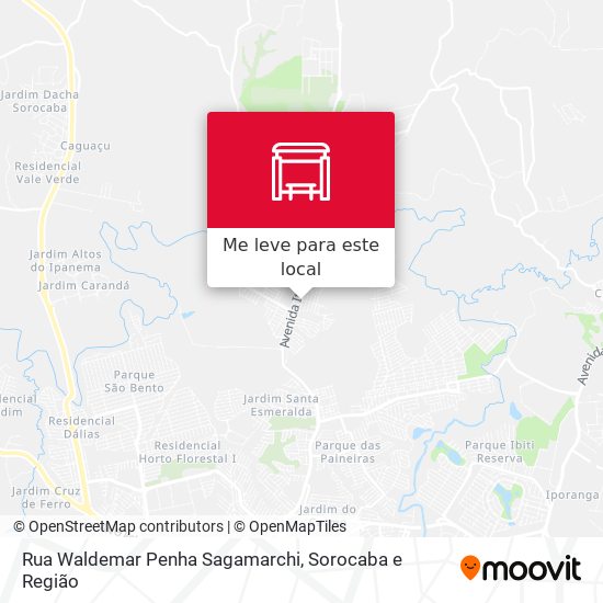 Rua Waldemar Penha Sagamarchi mapa