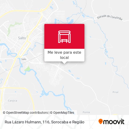 Rua Lázaro Hulmann, 116 mapa