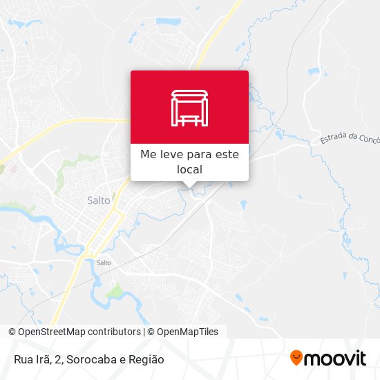 Rua Irã, 2 mapa